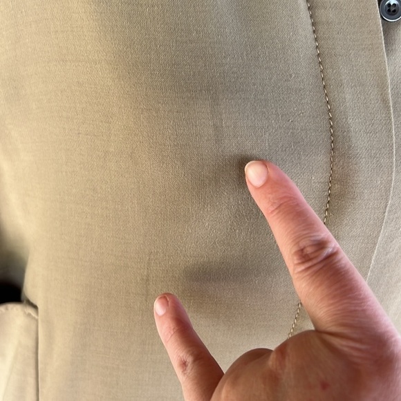 3.1 Phillip Lim Hi-Lo Wool Blend Sleeveless Dress with Leather Collar - Picture 9 of 15